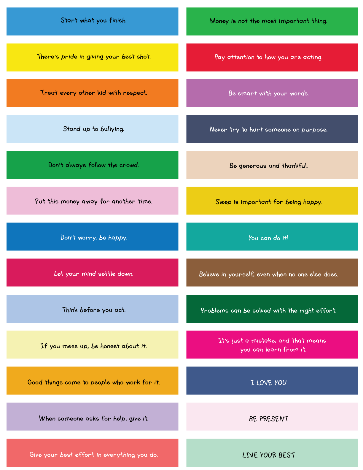 Affirmative message sticker from The Joy in You with a motivational phrase