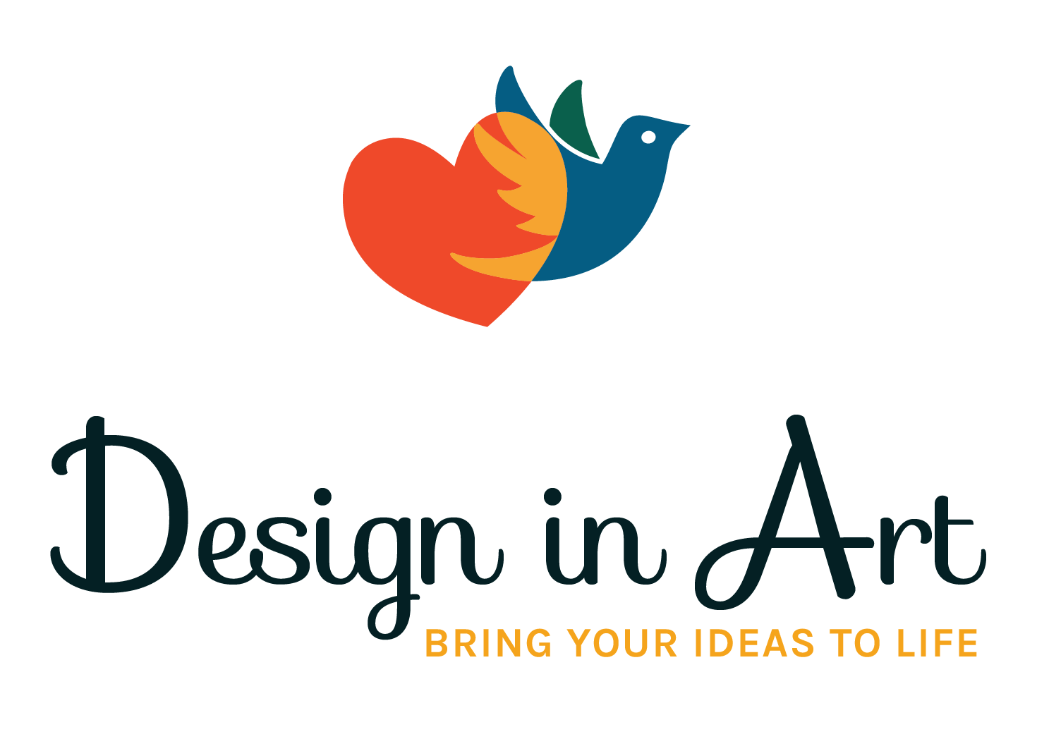 Design in Art logo representing community and collaborations in creative projects