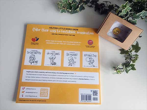 Coloring Book and Magnetic Buttons Projects